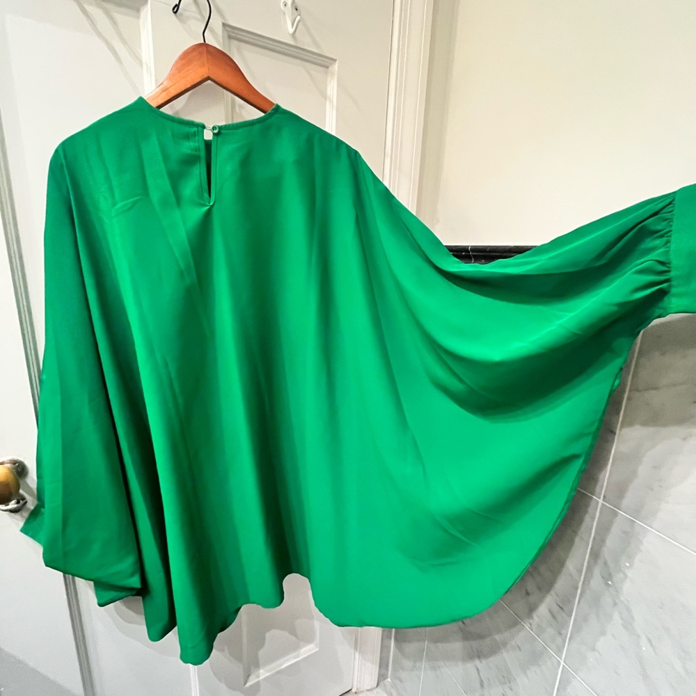 STYLEWE Green Long Sleeve Dolman Cocktail Dress - Picture 5 of 5